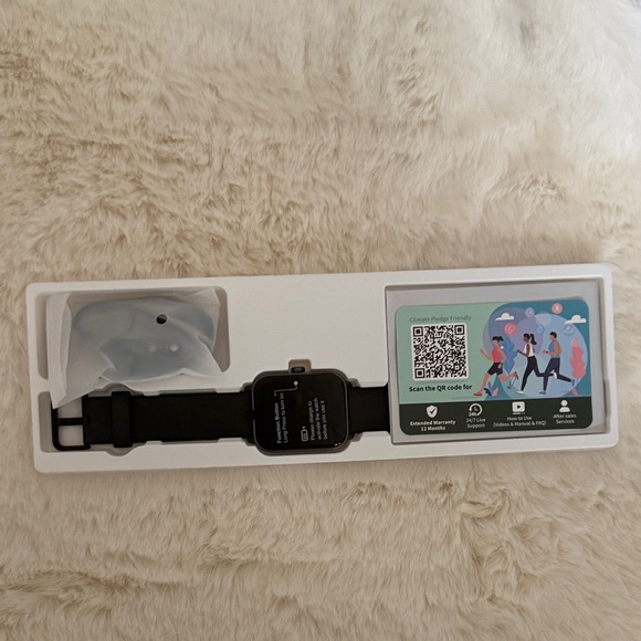 Black Smartwatch unisex - Picture 2 of 4